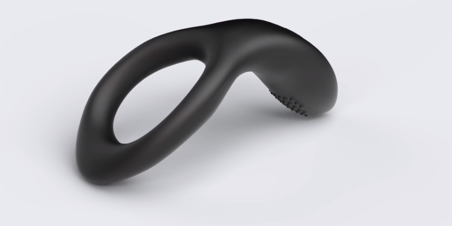 Wireless vibrating cock ring